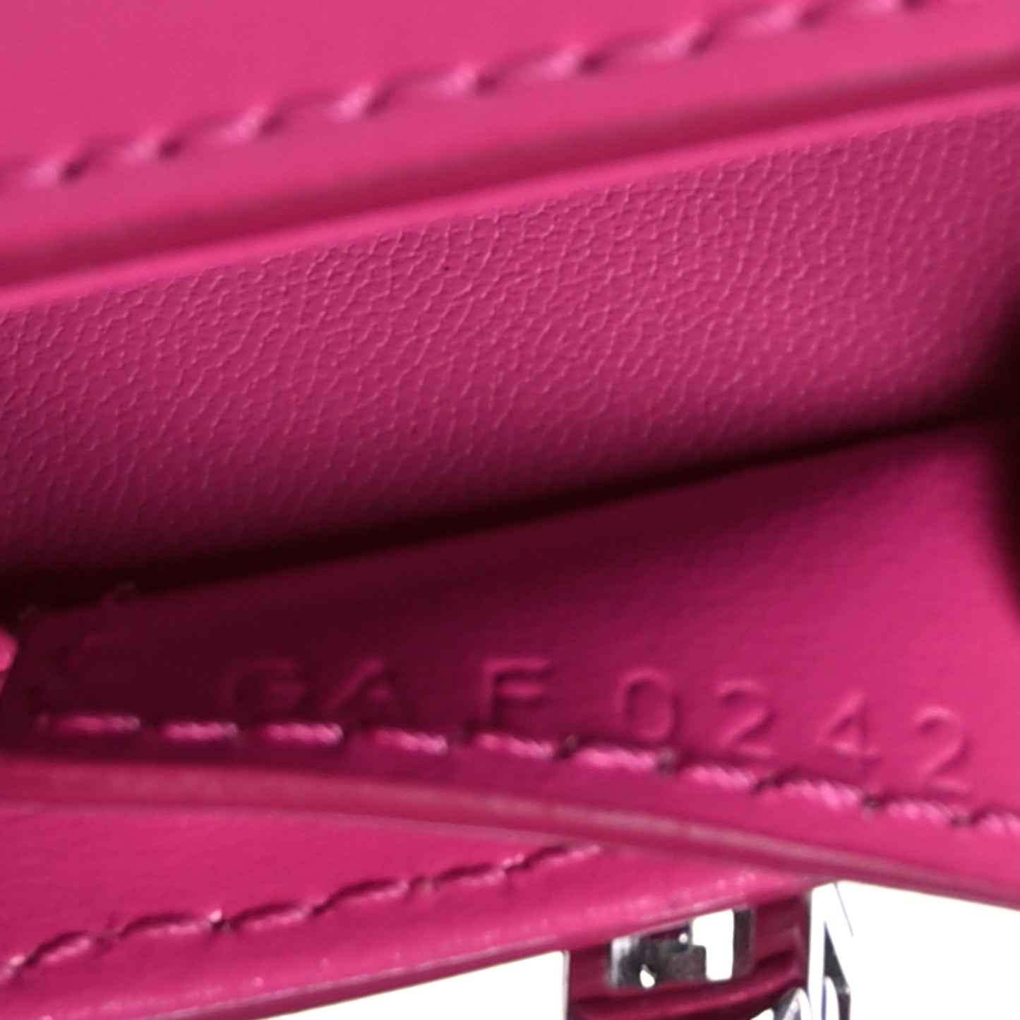 Box Calfskin Mini Cut Out Shoulder Bag Neon Pink