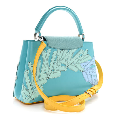 Louis Vuitton Calfskin Lizard Artycapucines Tschabalala Self PM Multicolor 3 of 10