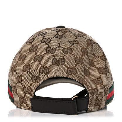 Gucci Monogram Web Baseball Hat S Beige Cocoa 3 of 6