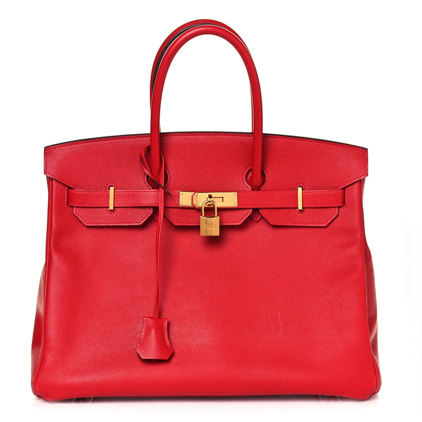 Epsom Birkin 35 Rouge Casaque