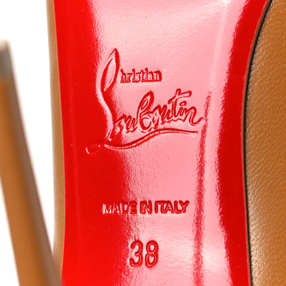 Christian Louboutin Nappa Kate 100 Pumps 38 Nude 4 6 of 8