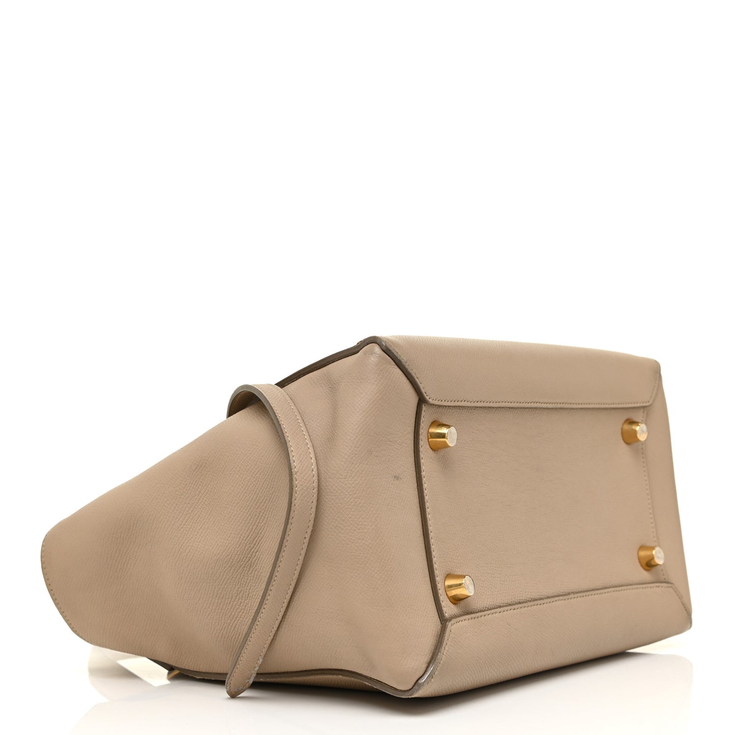 Grained Calfskin Mini Belt Bag Light Taupe