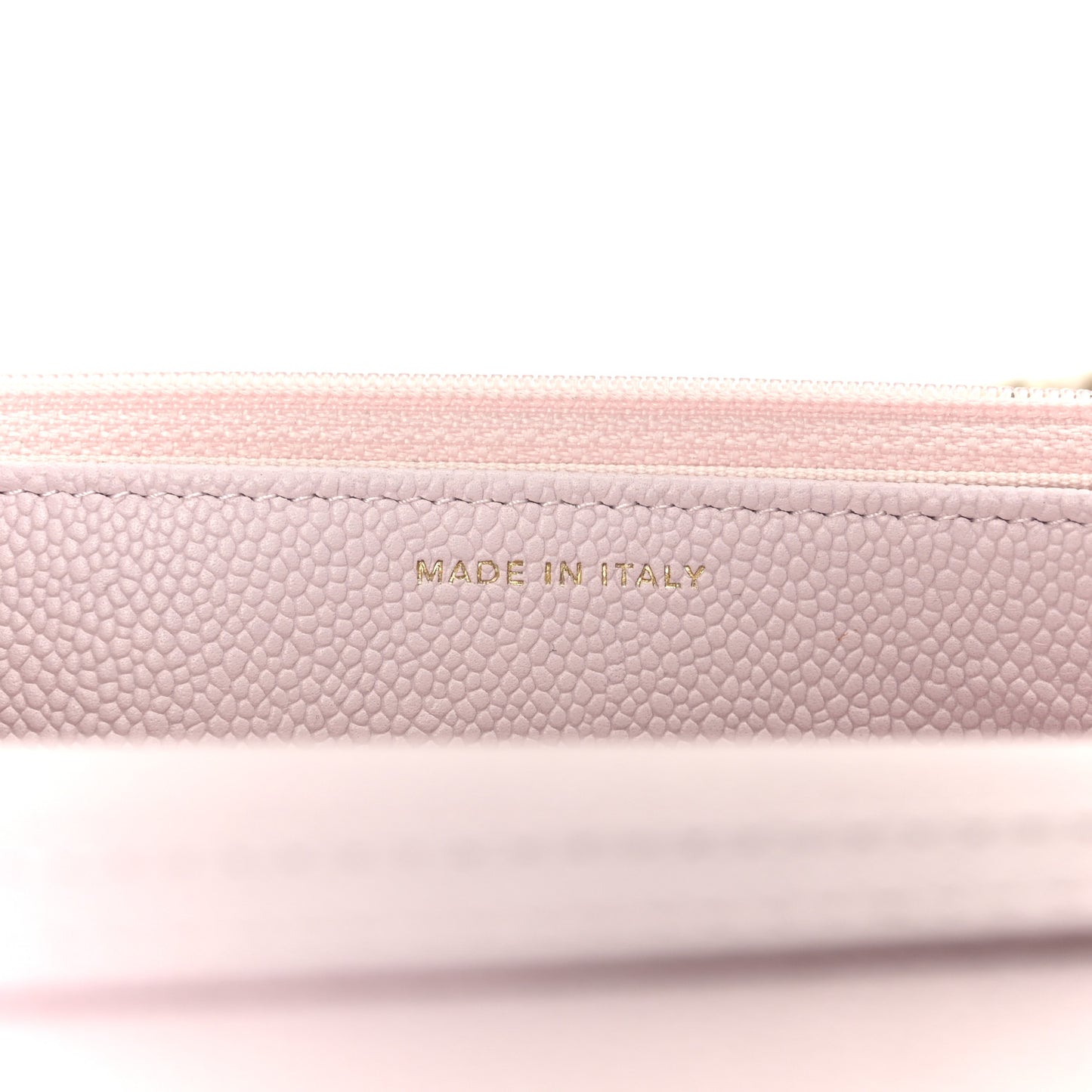 Caviar Quilted Tiny CC Wallet On Chain WOC Light Pink