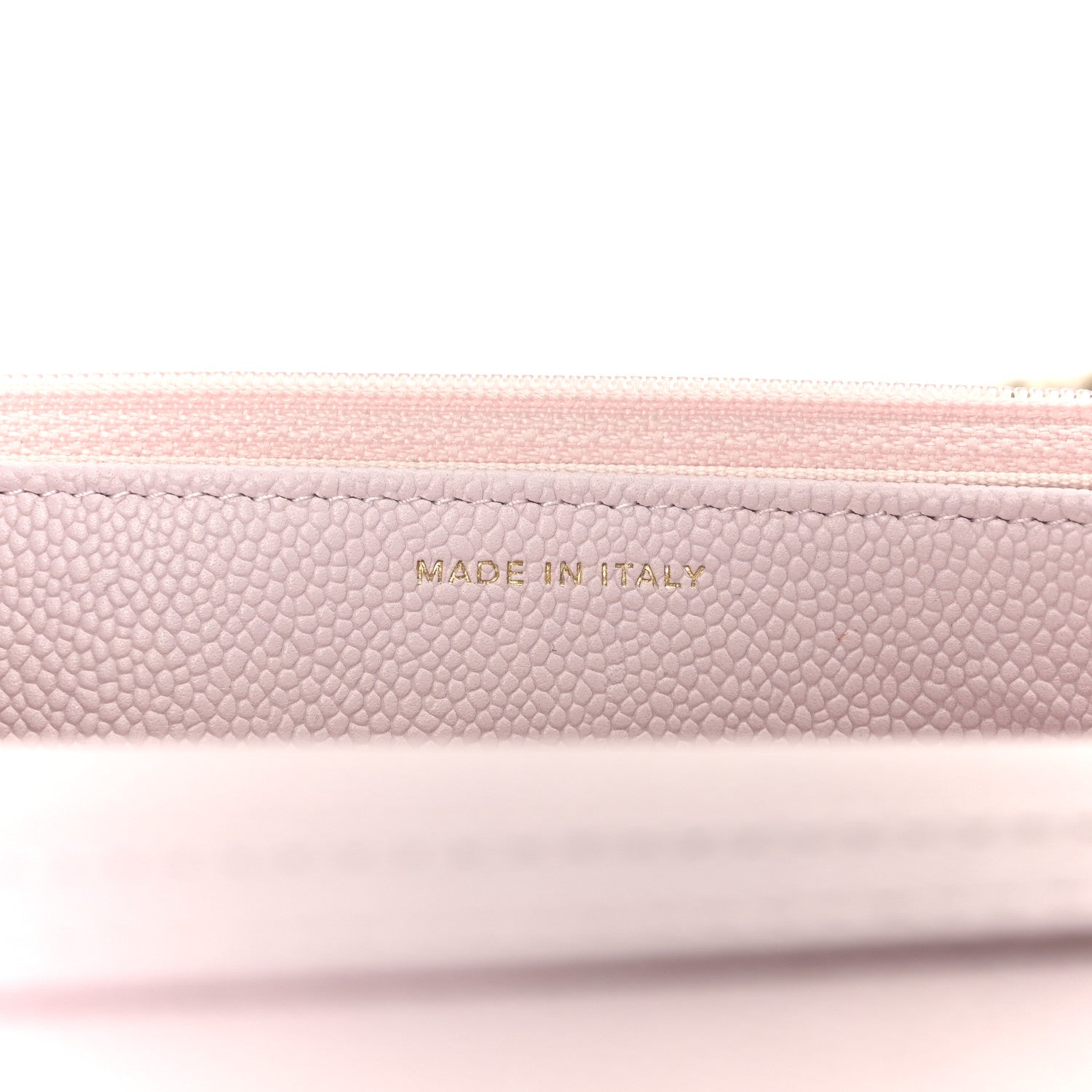 Chanel Caviar Quilted Tiny CC Wallet On Chain WOC Light Pink 7 of 12