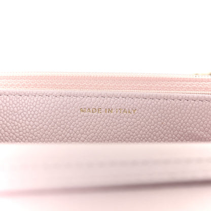 Chanel Caviar Quilted Tiny CC Wallet On Chain WOC Light Pink 7 of 12