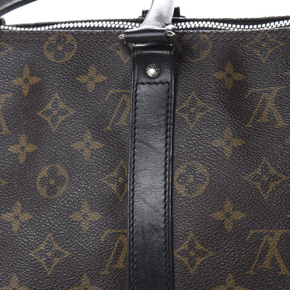 Louis Vuitton Monogram Macassar Keepall Bandouliere 45 15 of 16
