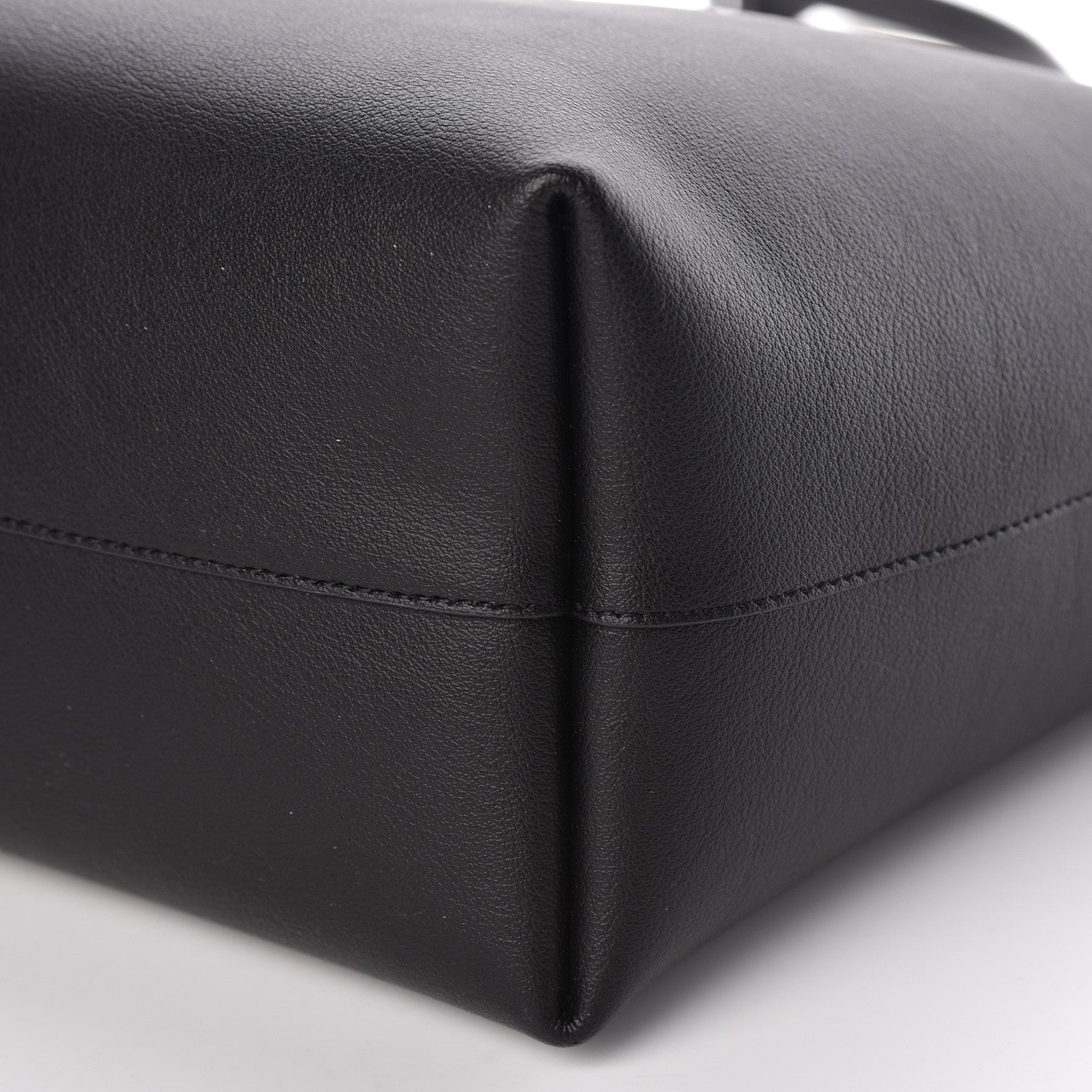 Saint Laurent Calfskin Large Shopping Tote Black 10 of 10