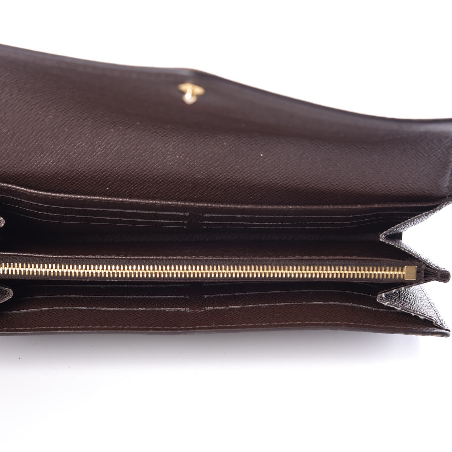 Louis Vuitton Damier Ebene Sarah Wallet NM 5 of 8