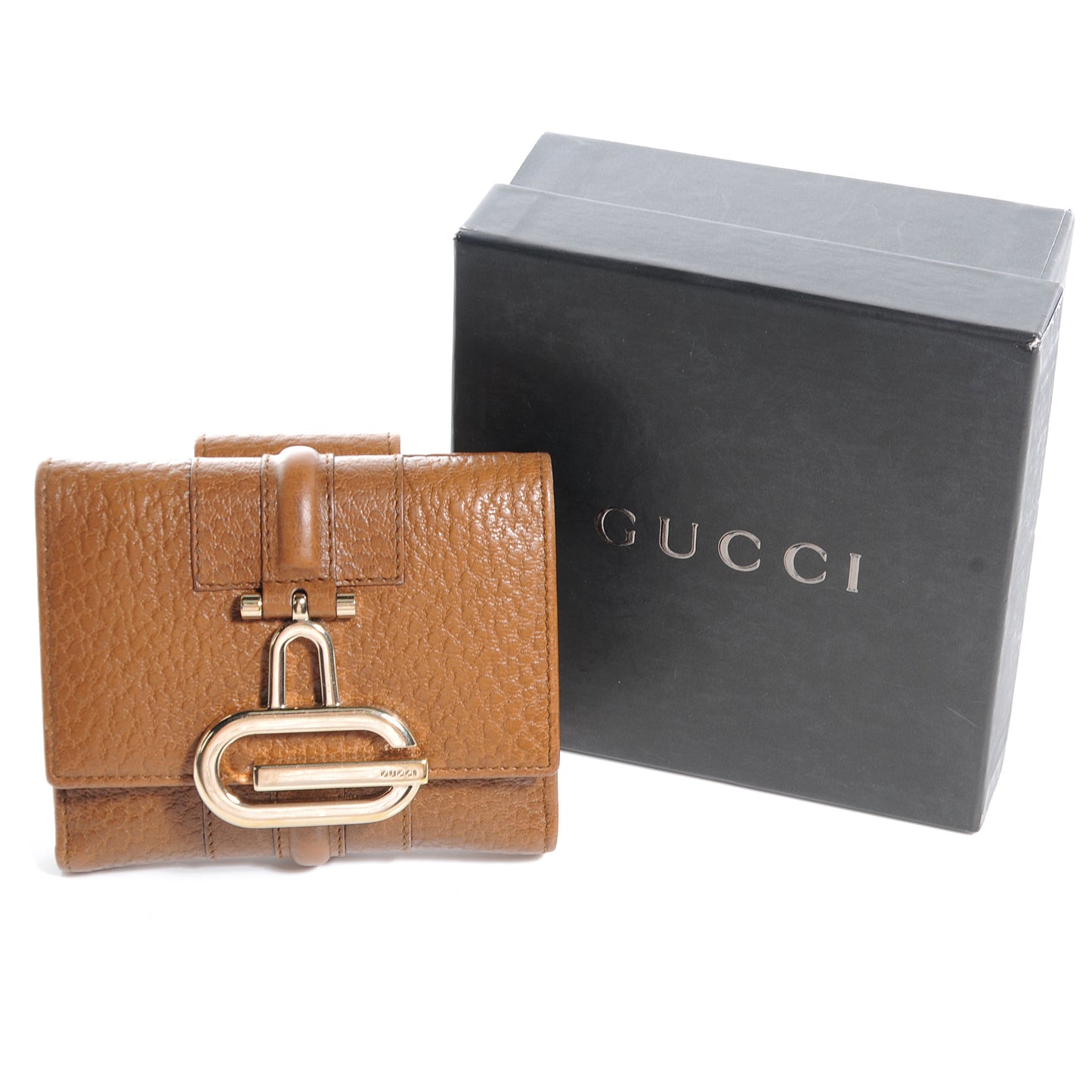 Leather French Junco Wallet Light Brown