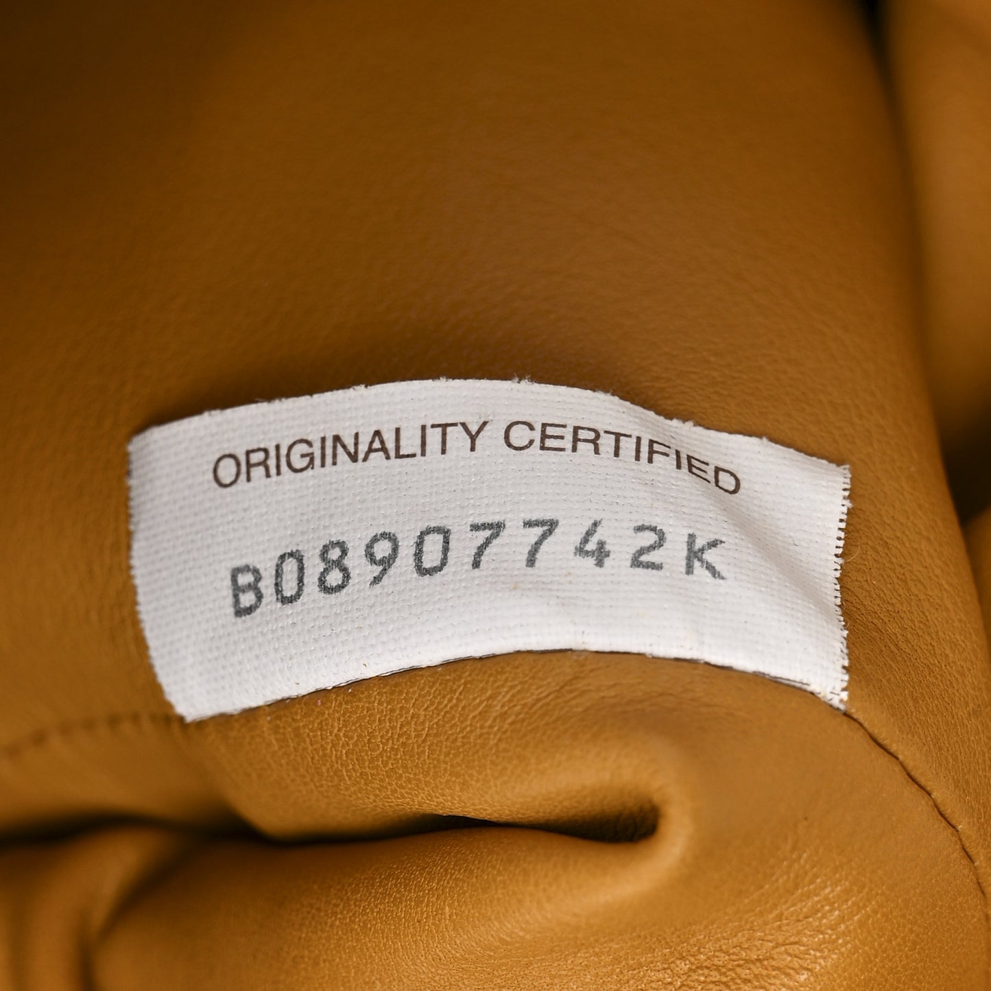 Butter Calfskin The Mini Pouch Butterscotch