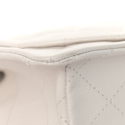 Chanel Caviar Quilted Mini Sweet Classic Flap White 9 of 10