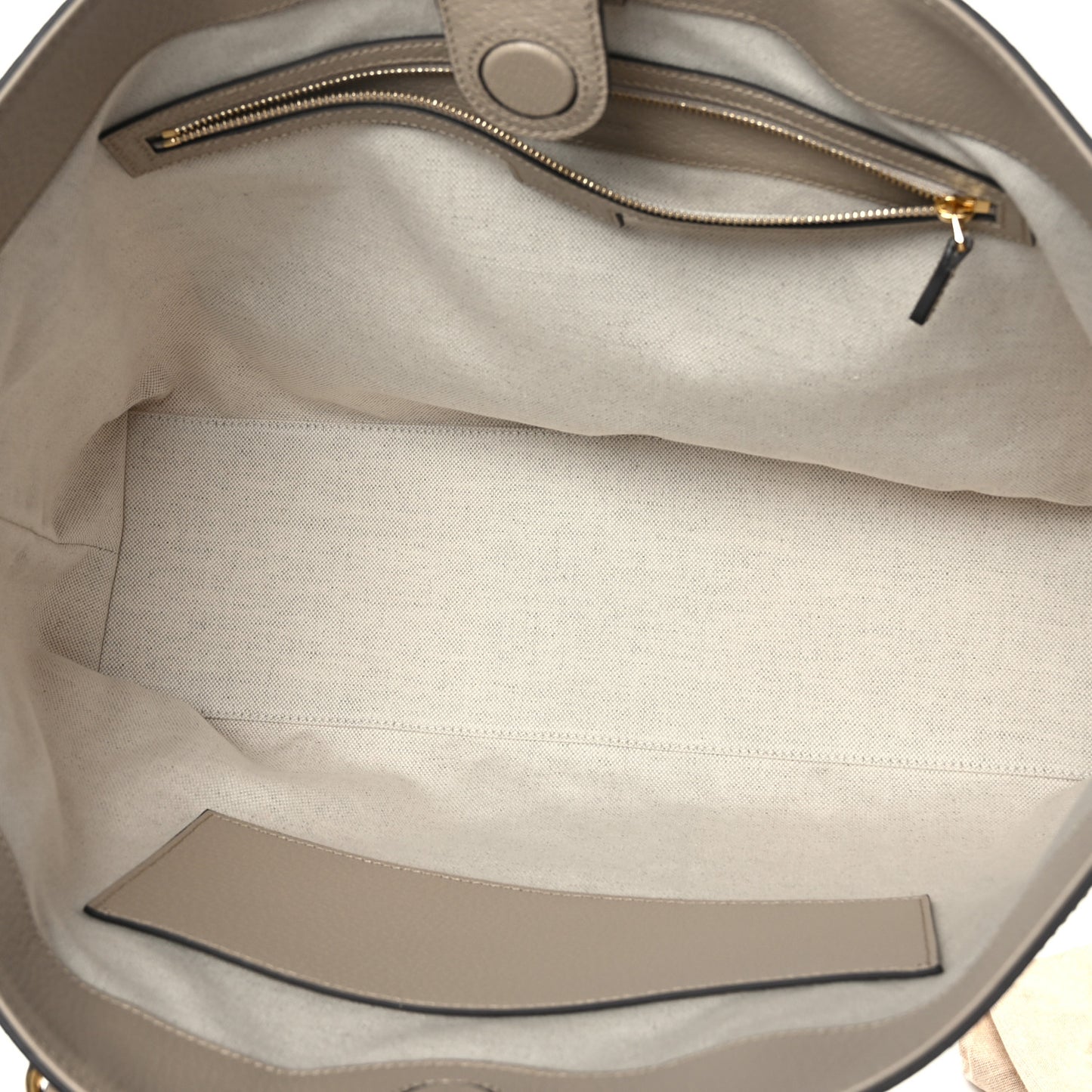 GG Supreme Monogram Textured Dollar Calfskin Web Medium Ophidia Shopping Tote Beige Mystic White Oatmeal