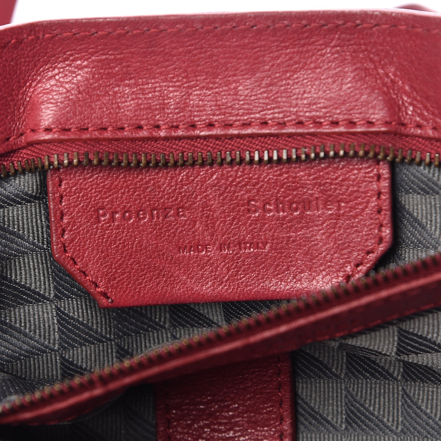 Proenza Schouler Lambskin Medium PS1 Satchel Chianti 7 of 18