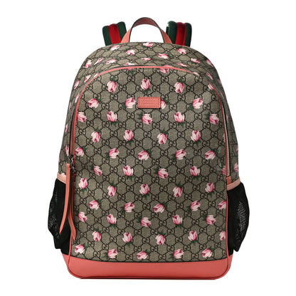 Gucci GG Supreme Monogram Rose Backpack Diaper Bag Pink 1 of 9