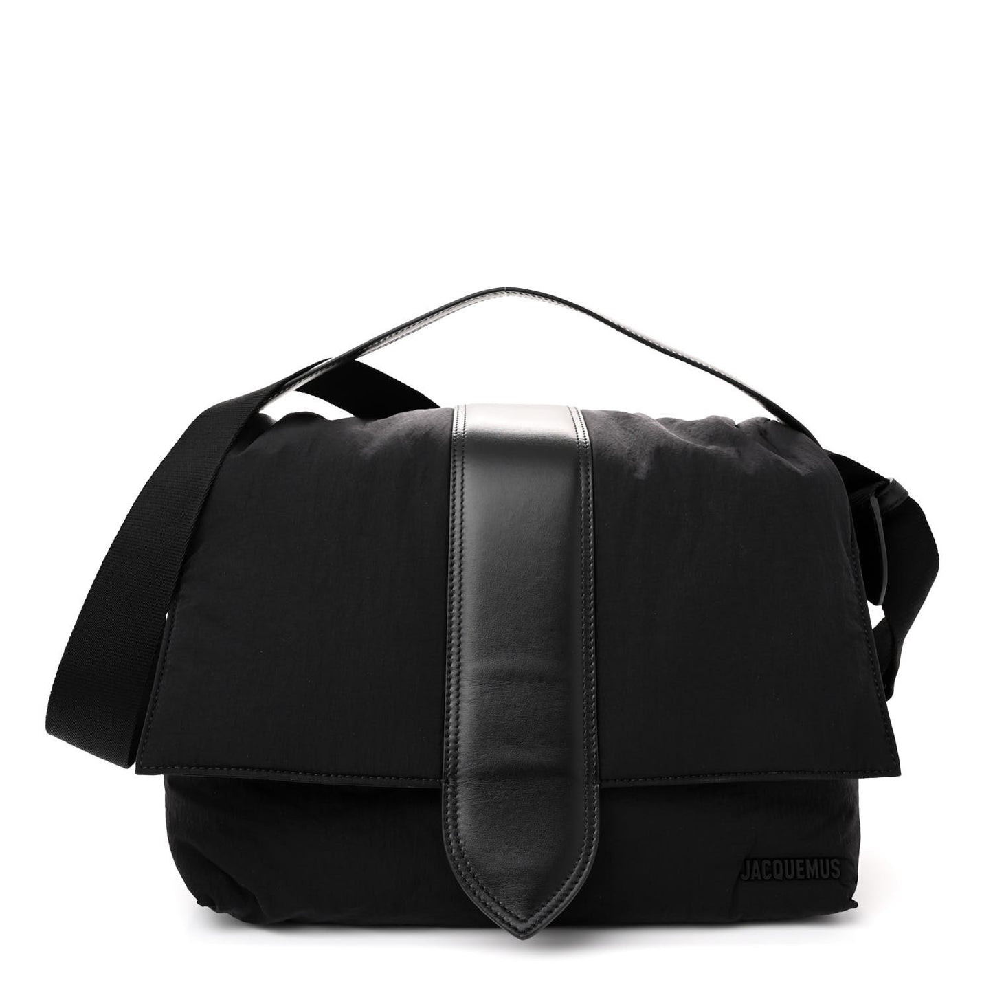 Padded Nylon Le Bambimou Messenger Bag Black