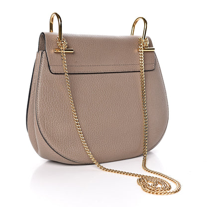 Chloe Grained Lambskin Drew Shoulder Bag Motty Grey 3 of 8