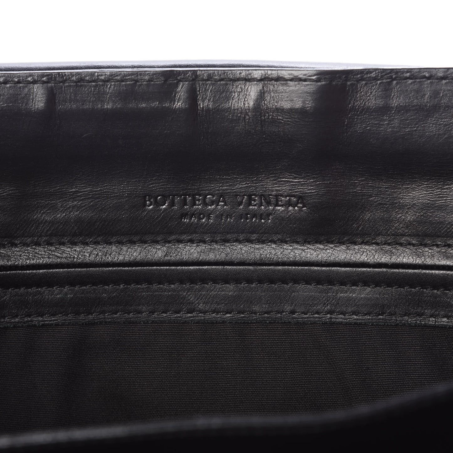 Calfskin Intrecciato Briefcase Black