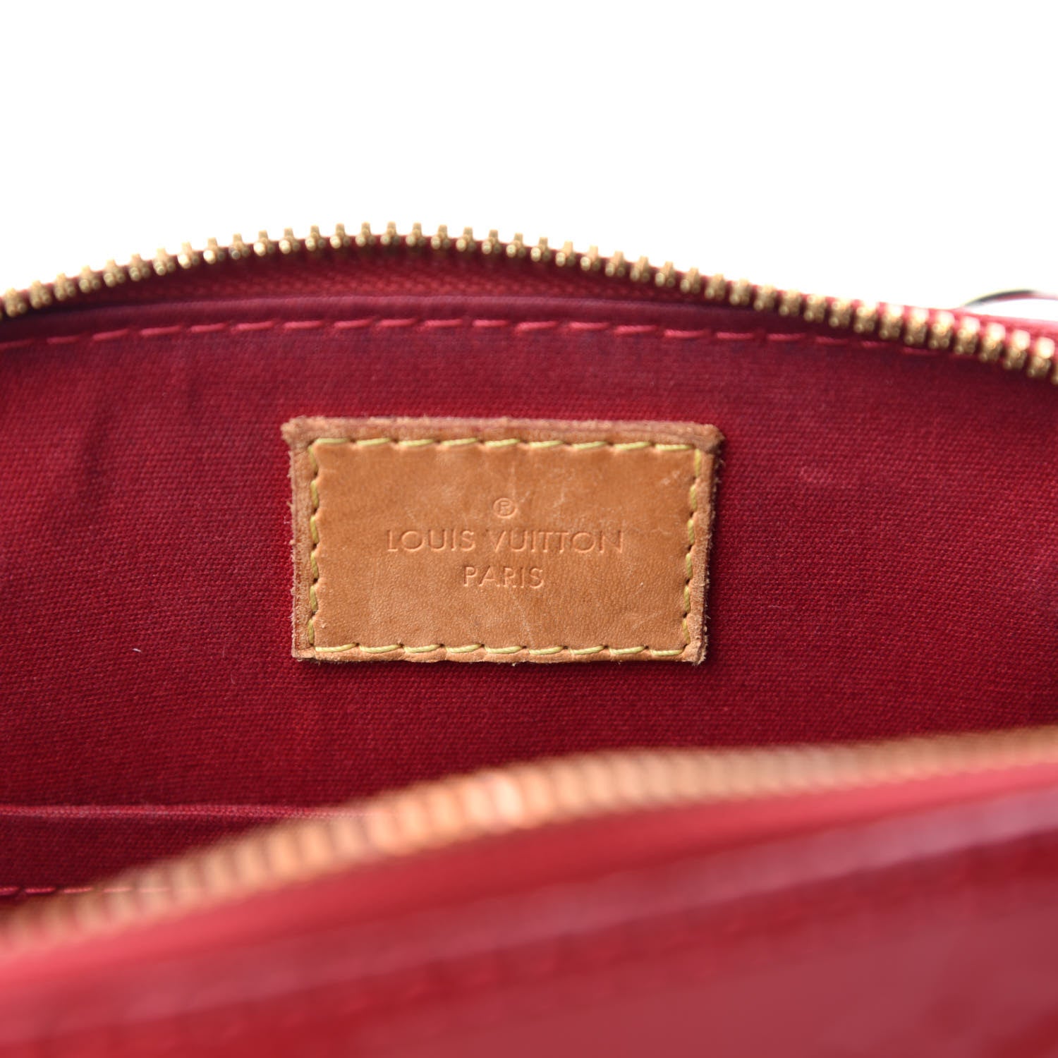 Louis Vuitton Vernis Alma BB Pomme D'Amour 8 of 11