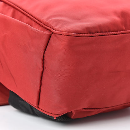 Prada Tessuto Nylon Vela Sport Sling Backpack Cherry 9 of 10