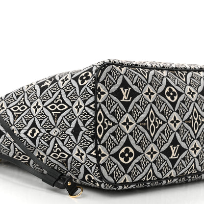 Louis Vuitton Jacquard Since 1854 Neverfull MM Grey 9 of 10