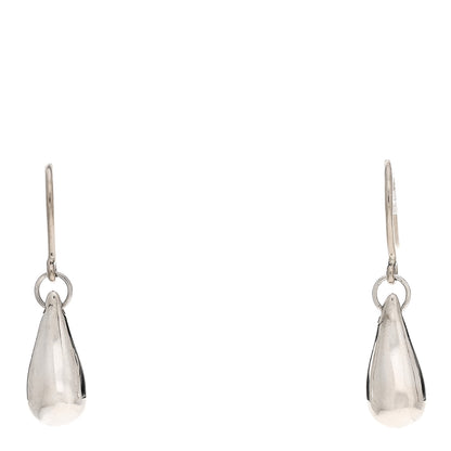 Tiffany Sterling Silver Elsa Peretti Teardrop Earrings 1 of 4