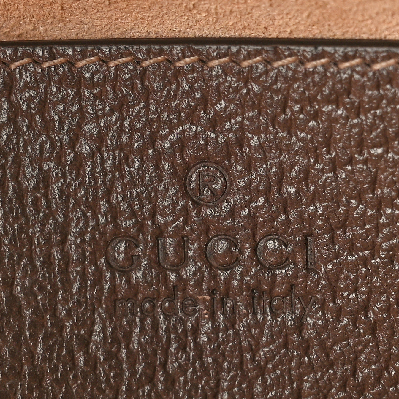 GG Supreme Monogram Web Mini Ophidia Shoulder Bag Brown