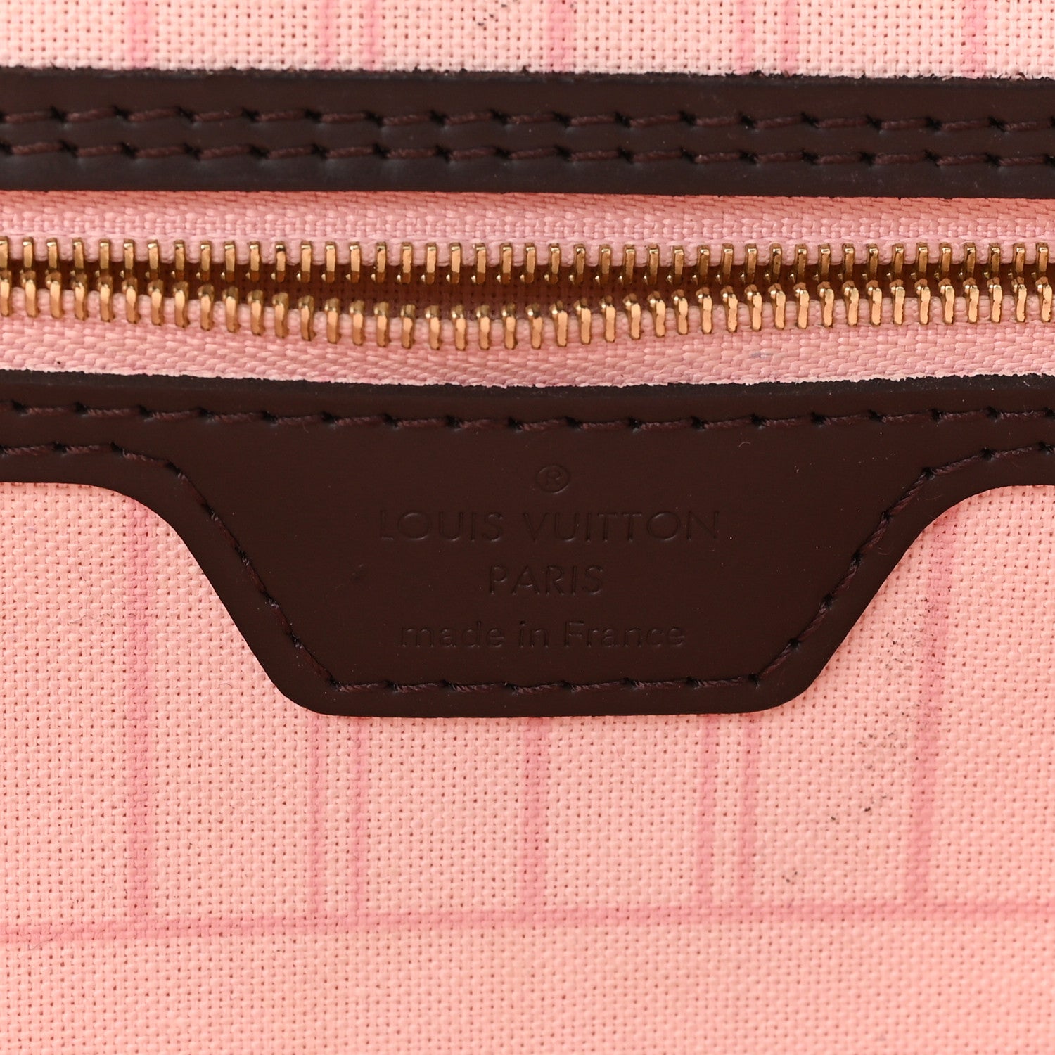 Louis Vuitton Damier Ebene Neo Neverfull MM Rose Ballerine 6 of 12
