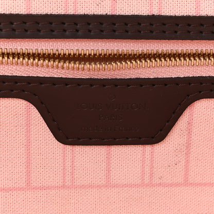 Louis Vuitton Damier Ebene Neo Neverfull MM Rose Ballerine 6 of 12
