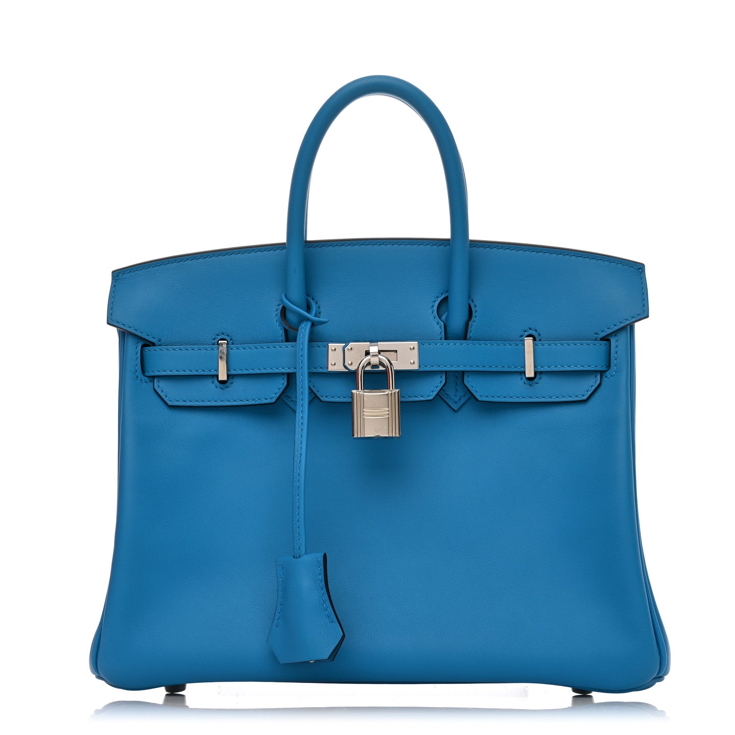 Hermes Swift Birkin 25 Bleu Frida 1 of 11