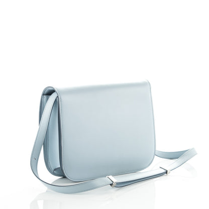 Celine Box Calfskin Medium Classic Box Flap Bag Pale Blue 3 of 7
