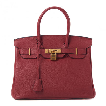 Hermes Togo Birkin 30 Rouge Grenat 1 of 31