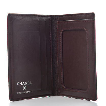 Chanel Lambskin Quilted Card Holder Wallet Black 5 of 7