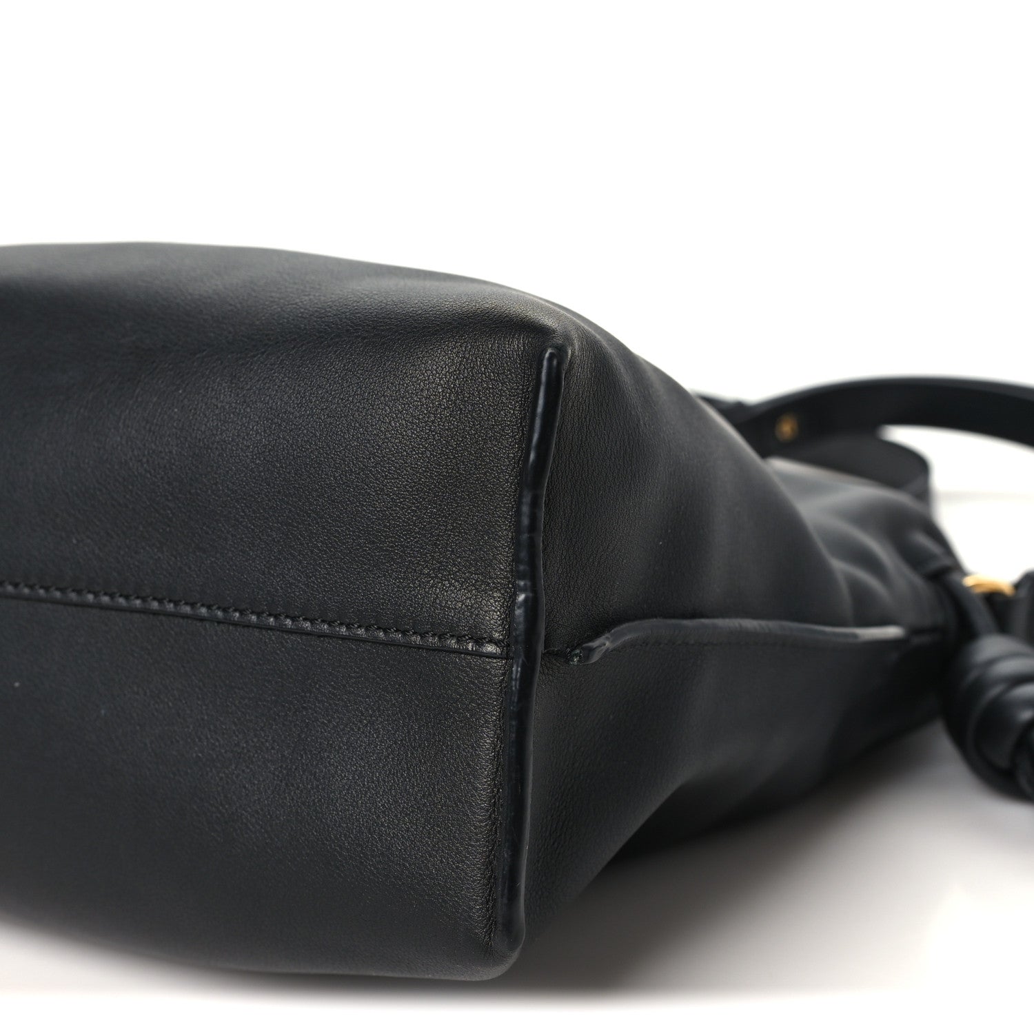Loewe Nappa Medium Flamenco Knot Bag Black 9 of 10