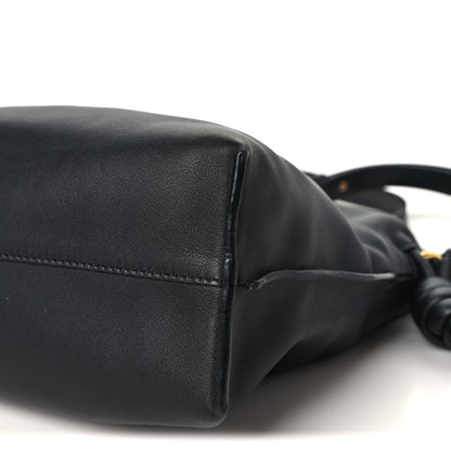 Loewe Nappa Medium Flamenco Knot Bag Black 9 of 10