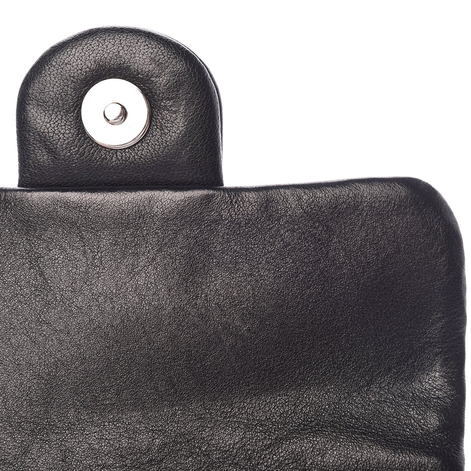 Chanel Washed Lambskin Quilted Mini Chain Around Flap Black 8 of 13