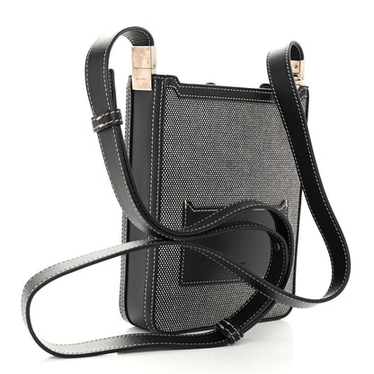 Burberry Canvas Horseferry Print Olympia Crossbody Black 3 of 10