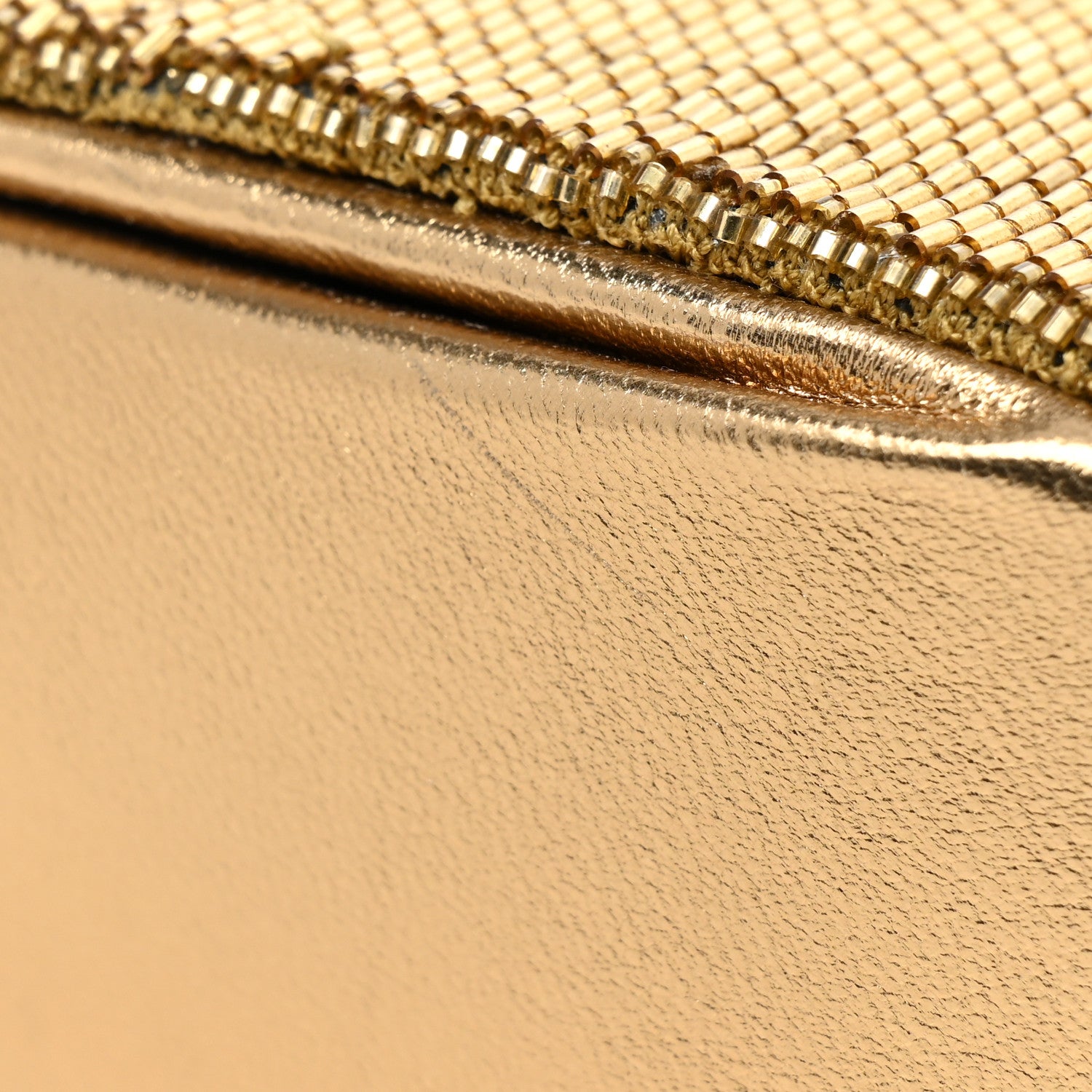 Valentino Garavani Metallic Calfskin Beaded Rockstud Evening Clutch Antique Bronze 13 of 13
