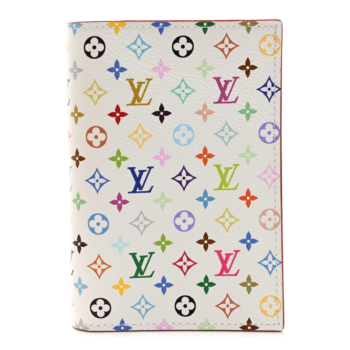 LV X TM Monogram Multicolor Passport Cover White