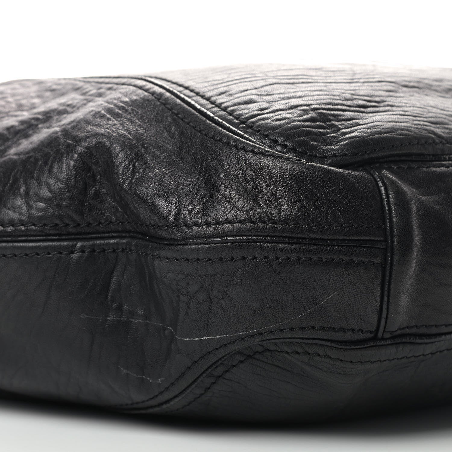 Givenchy Tumbled Sheepskin Eclipse Hobo Black 5 of 9