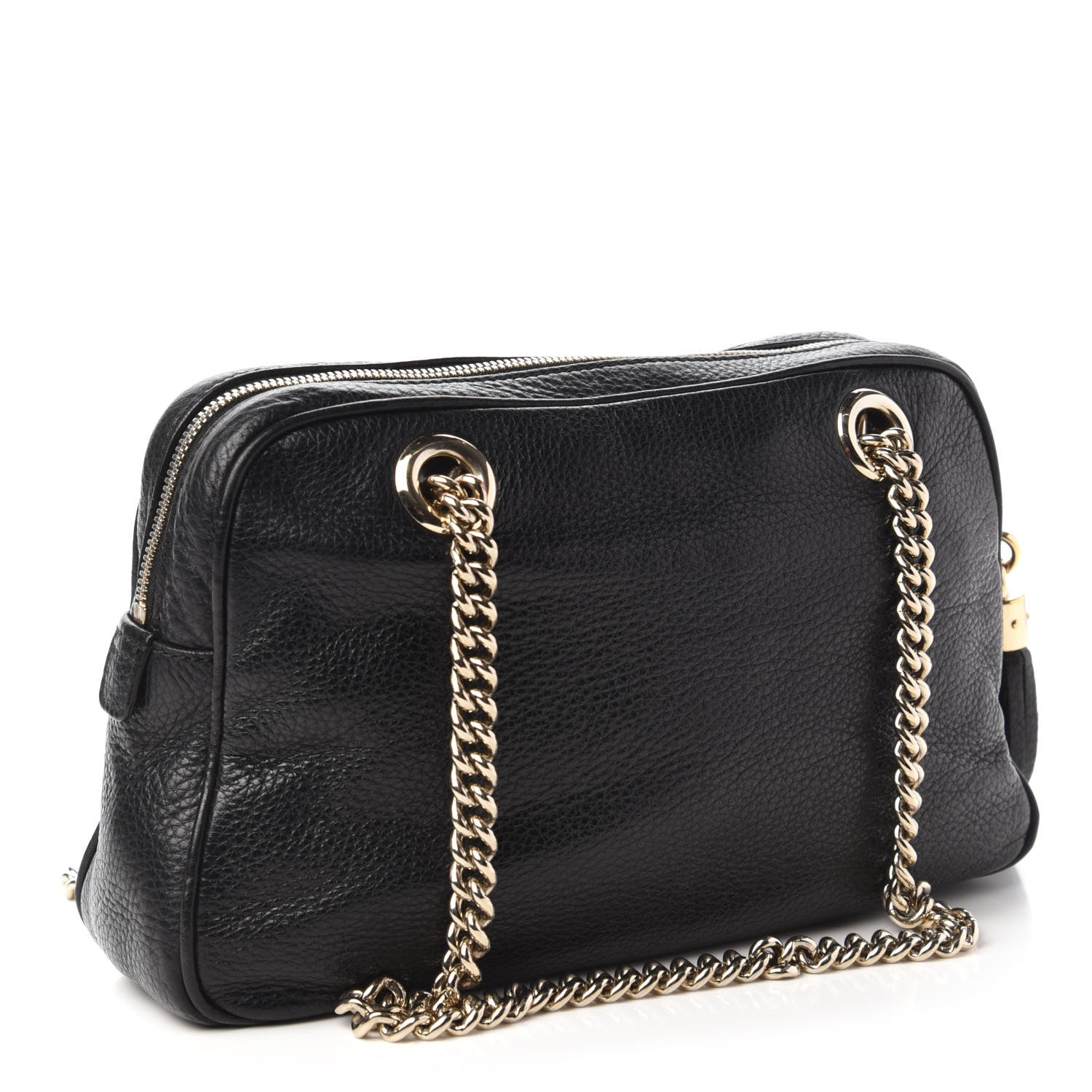 Gucci Pebbled Calfskin Small Soho Bowler Black 3 of 10