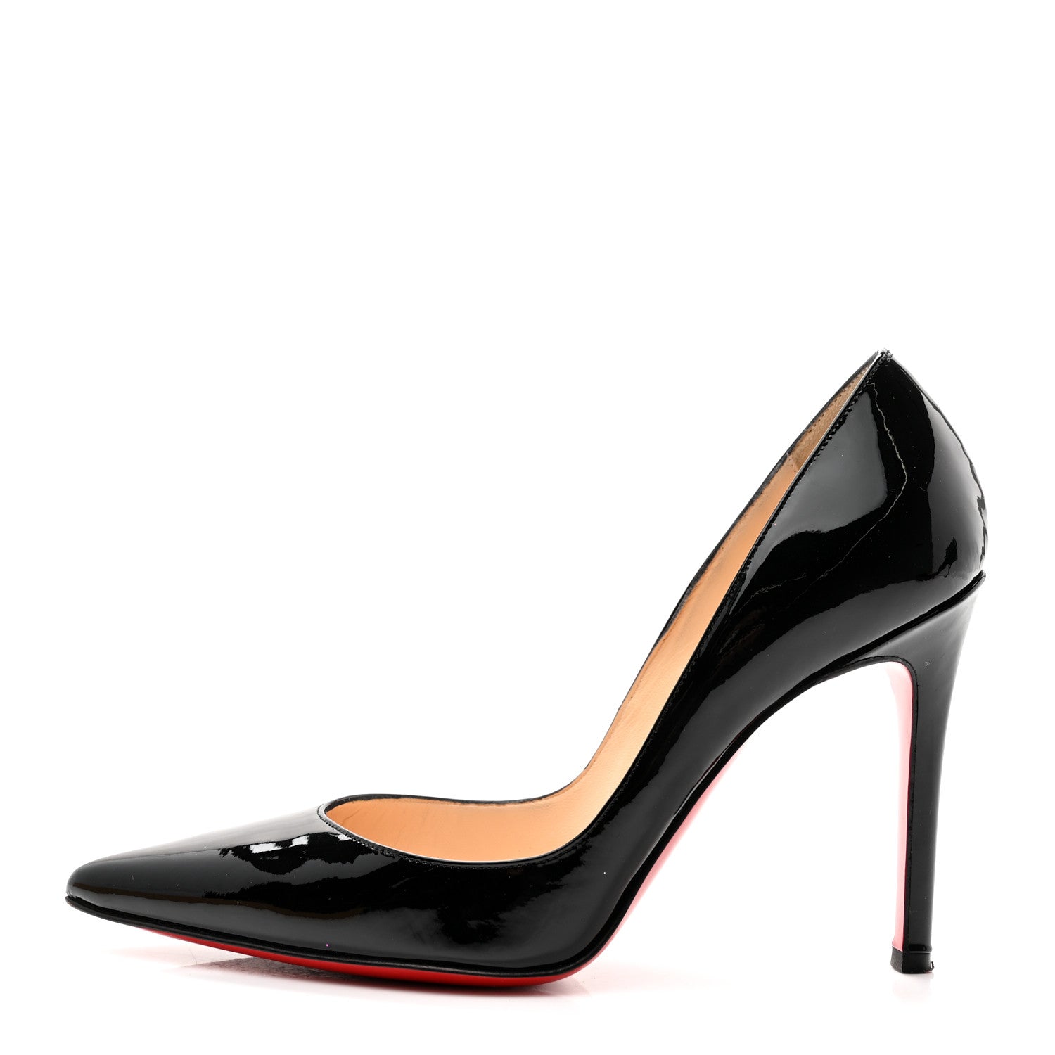 Christian Louboutin Patent New Decoltissimo 100 Pumps 36 Black 1 of 13