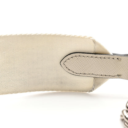 Prada Saffiano Lux Phone Crossbody Pouch White 12 of 13
