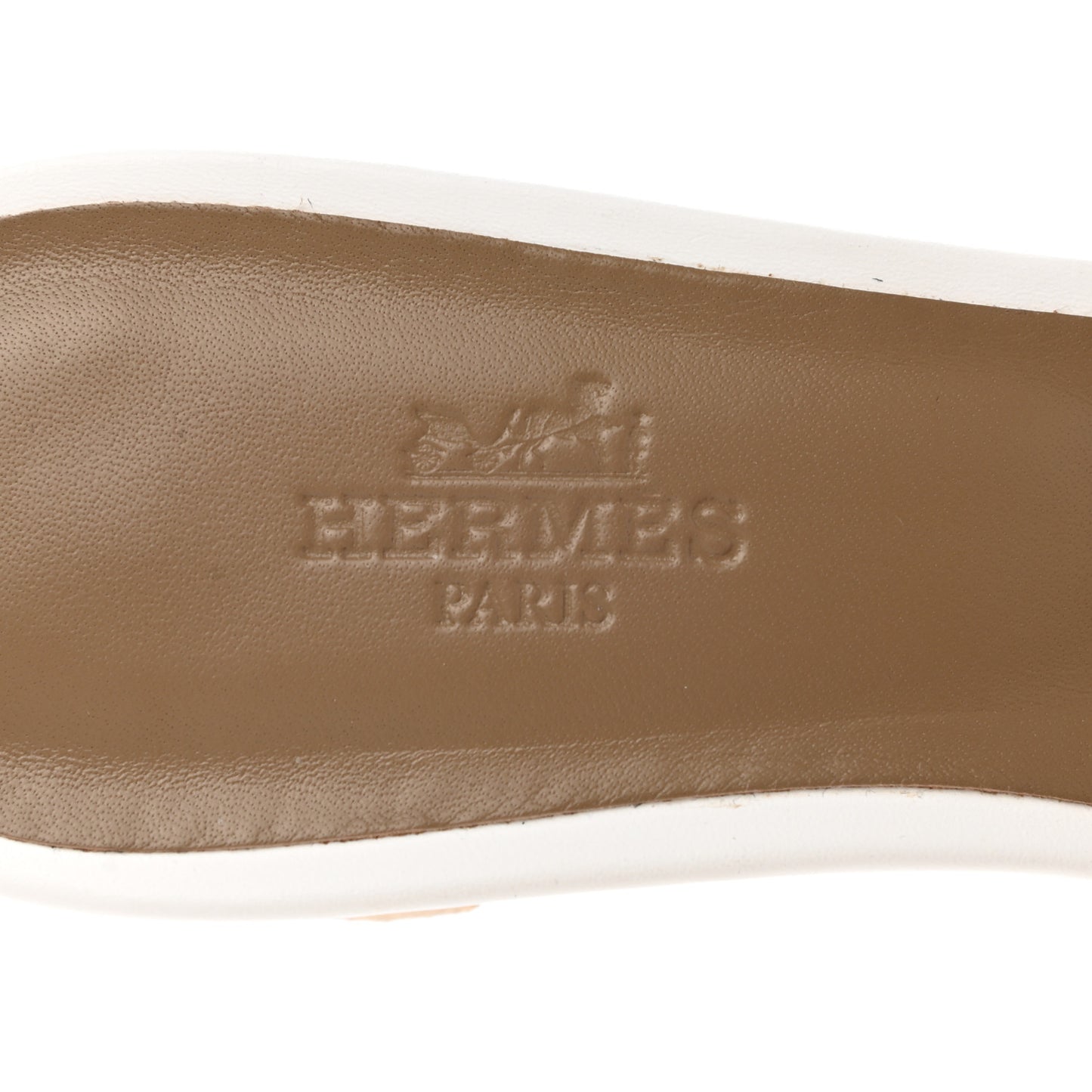 Calfskin Oasis Sandals 35.5 White