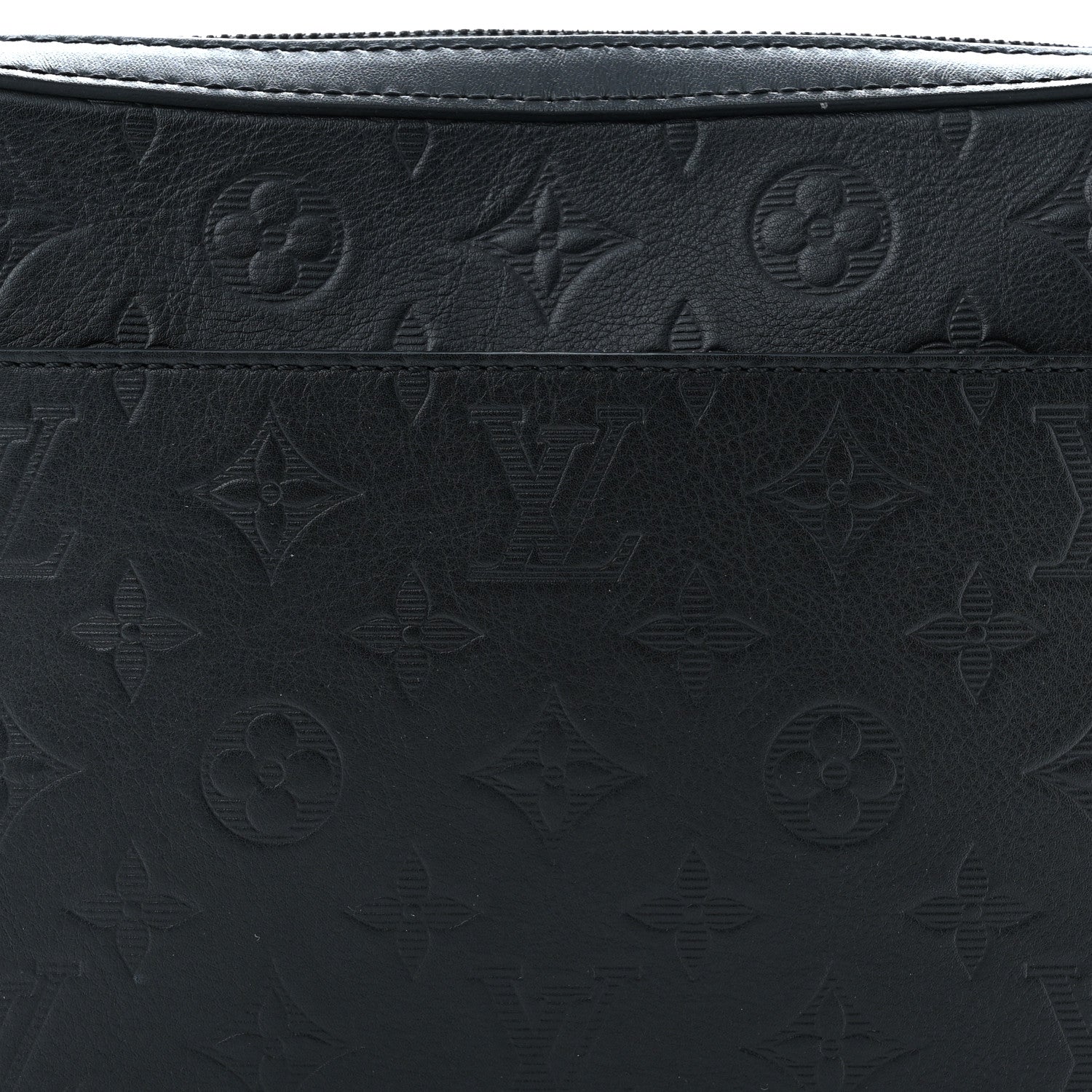 Louis Vuitton Calfskin Monogram Shadow Duo Messenger Black 8 of 10
