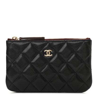 Chanel Caviar Quilted Small Cosmetic Case Black 1 of 7