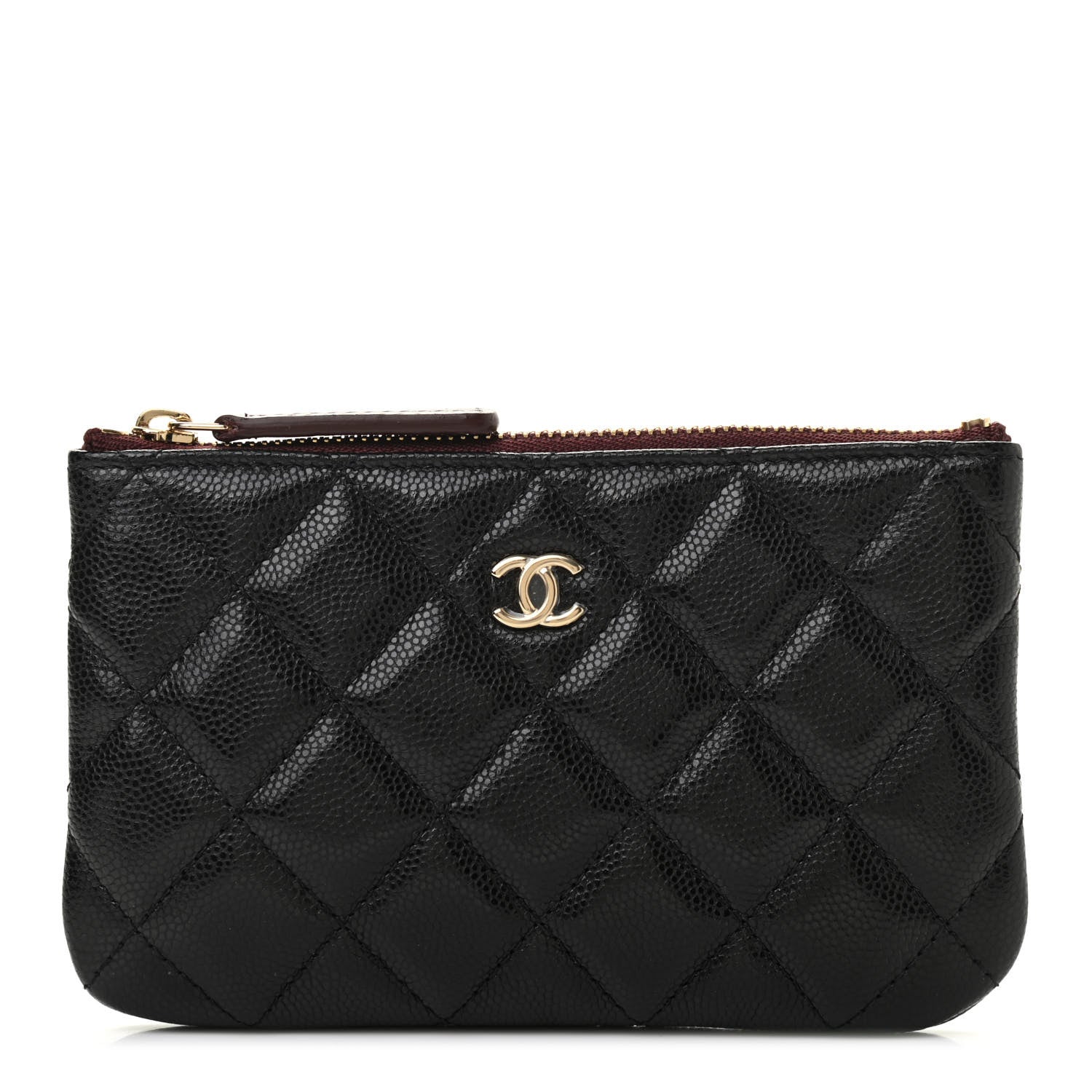 Chanel Caviar Quilted Small Cosmetic Case Black 1 of 7