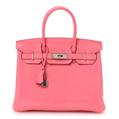 Hermes Togo Birkin 30 Rose Azalee 1 of 11