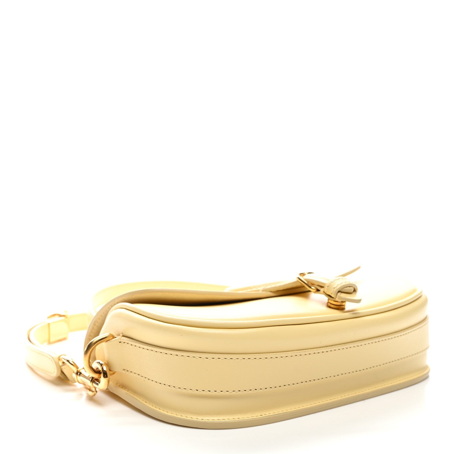 Christian Dior Box Calfskin East West Bobby Bag Soft Yellow 4 of 12