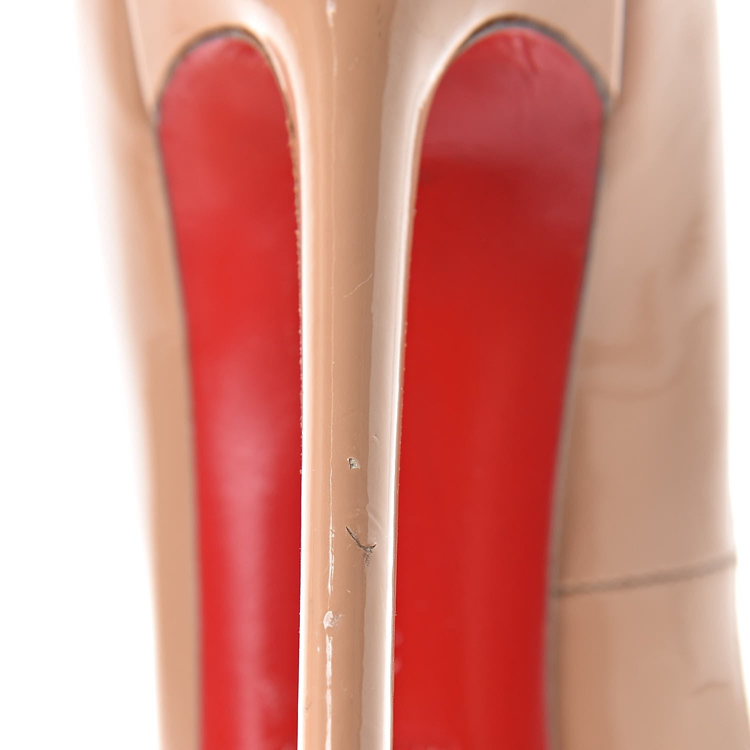 Christian Louboutin Patent Pigalle 120 Pumps 39 Nude 18 of 19