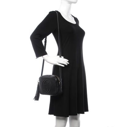 Gucci Pebbled Calfskin Small Soho Disco Bag Black 2 of 8